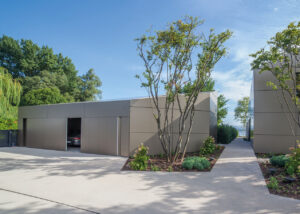 Composite material with Shade and Concrete.