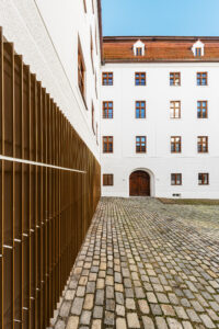 Door with Building and Window